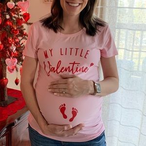 My Little Valentine Maternity Shirt